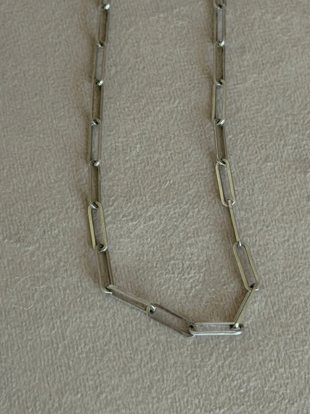 Kendra Scott Courtney Paperclip Necklace in Silver